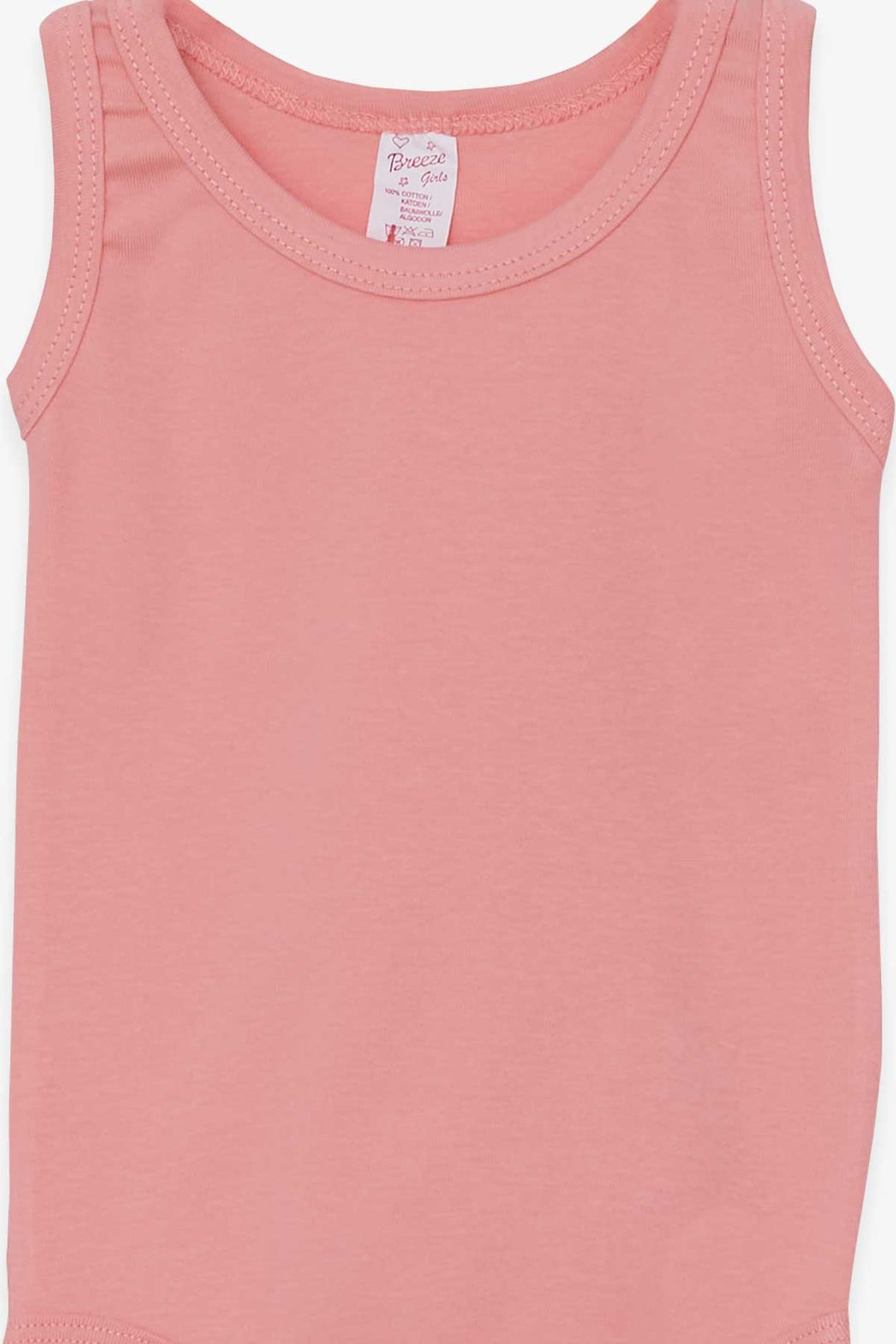 BRE Breeze Baby Girl Snap Bodysuit 9 Months-3 Years, Salmon - Fountainebleau