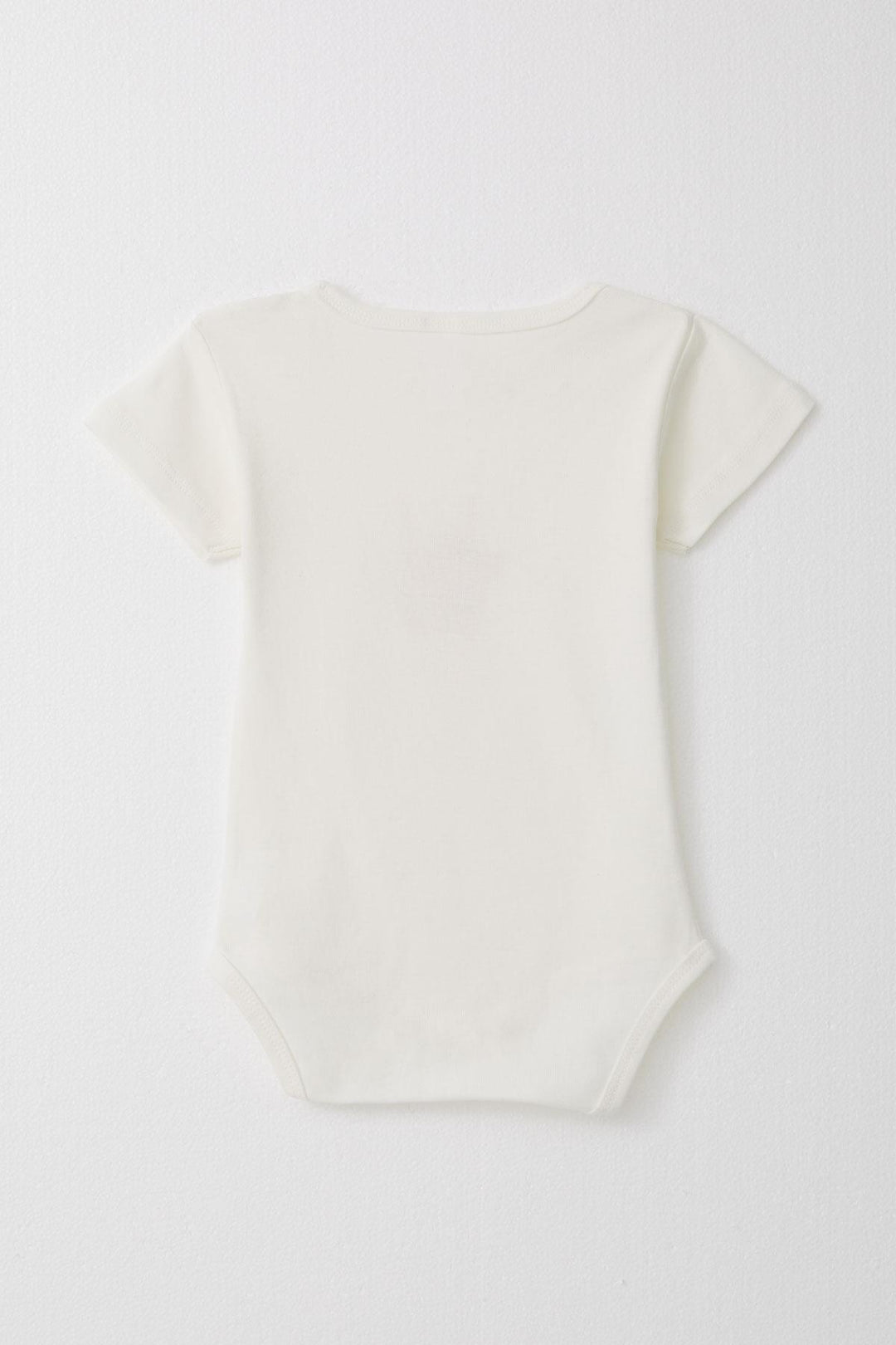 BRE Breeze Baby Girl Snap Fastener Romper Bodysuit لطيف الأرنب مطبوع 9 أشهر - 3 سنوات، إكرو - دير بارك