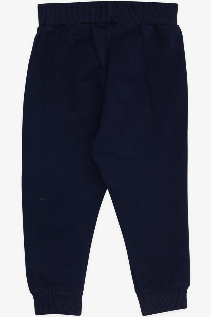 BRE Breeze Girl Baby Sweatpants Printed 9 Months-3 Years, Navy Blue - Chatham