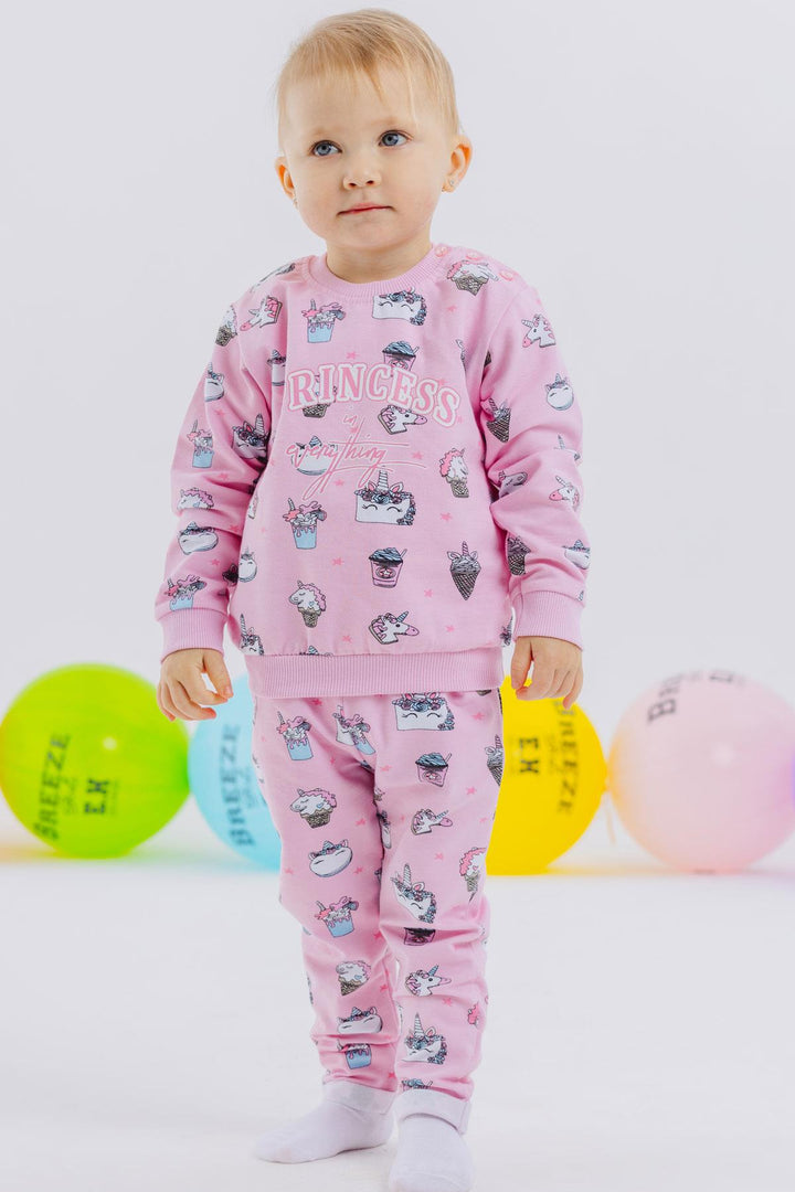 Bre Breeze Girl Baby Trablest Princess Dinosaur с рисунком 9 месяцев 3 года, Pink - Haverford