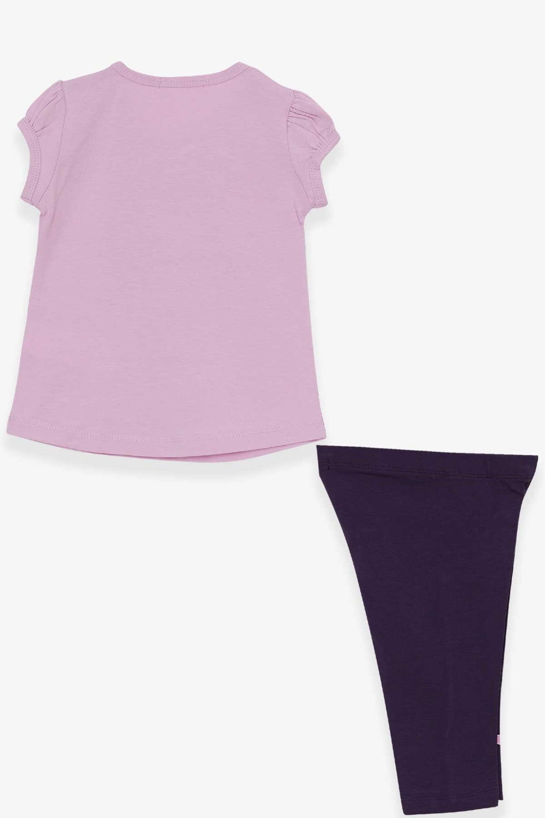 BRE Breeze Girl Child Capri Leggings Set Girl Printed 1.5-5 Years, Lilac - Milford city