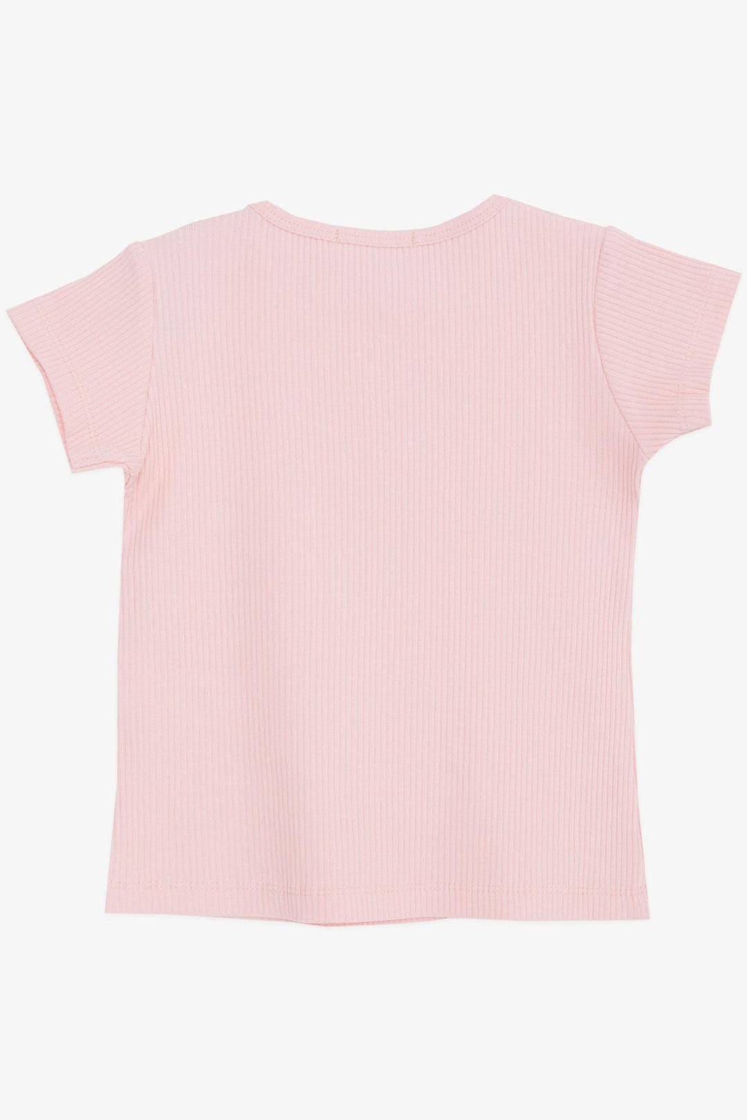 BRE Breeze Girl Baby T-shirt with Lace Embroidered Emblem 9 Months-3 Years, Salmon - Cáceres