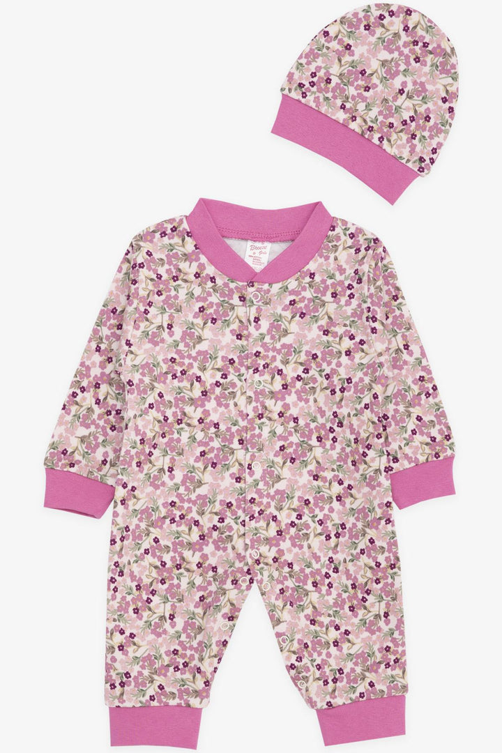 BRE Breeze Baby Girl Romper Flower Patterned 0-3 Months-6 Months, Mixed Color - Luxembourg