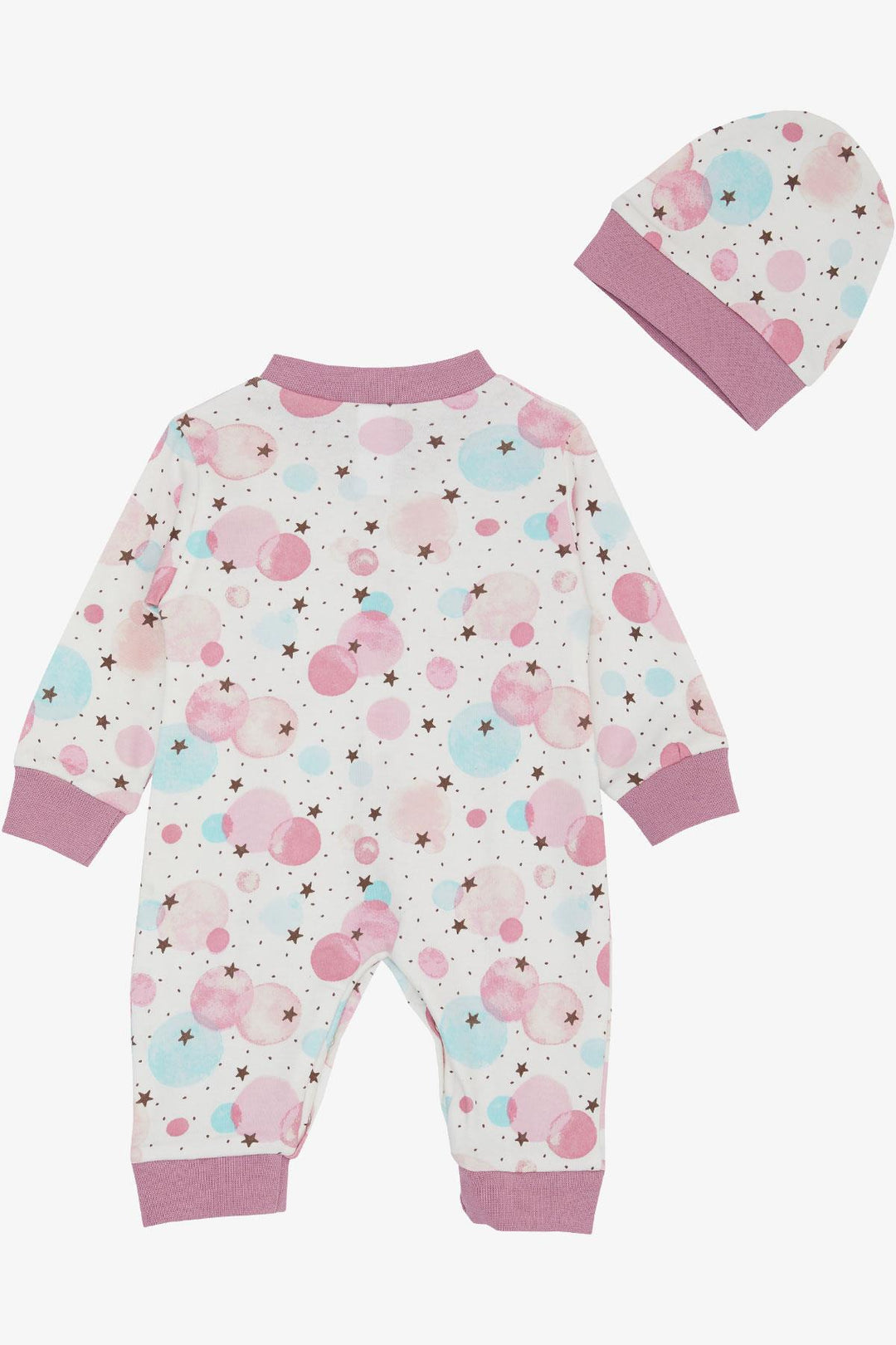 BRE Breeze Baby Girl Romper Galaxy Themed Star Patterned 0-6 Months, White - Iowa City