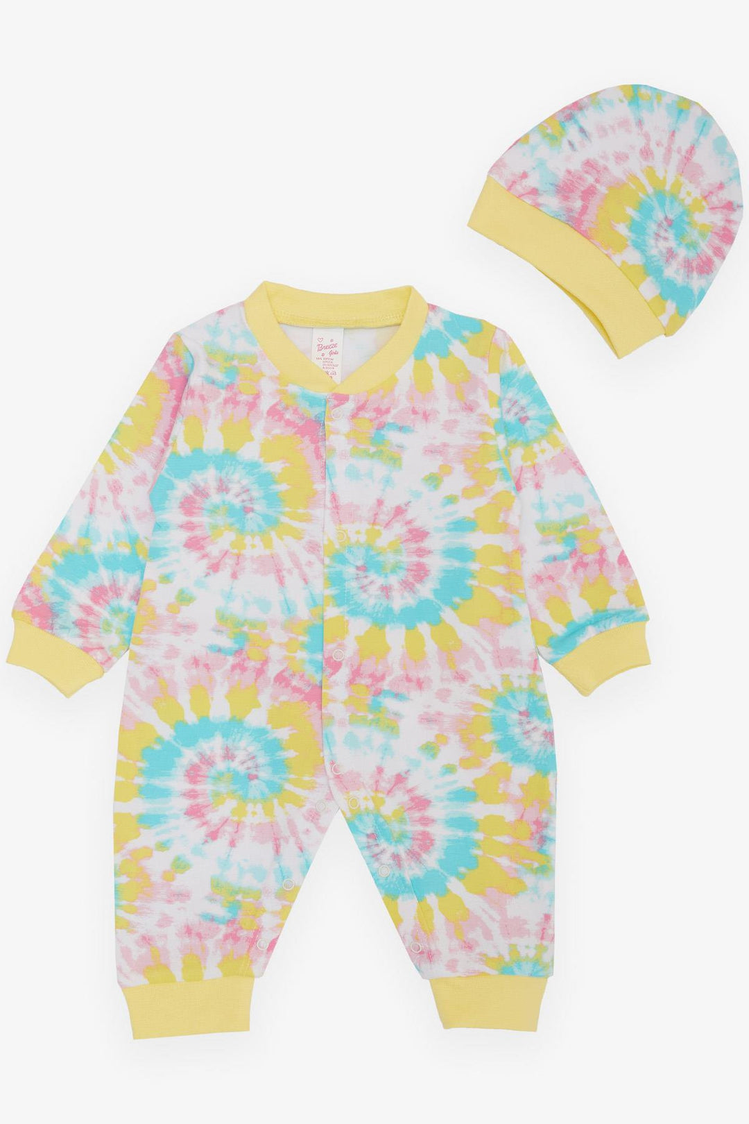 BRE Breeze Baby Girl Romper Colorful Patterned 0-6 Months, Mixed Color - Brest