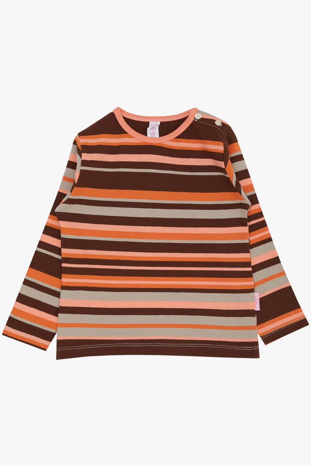 BRE Breeze Baby Girl Long Sleeve Striped T-Shirt Patch 9 Months-3 Years, Mixed Color - Christchurch