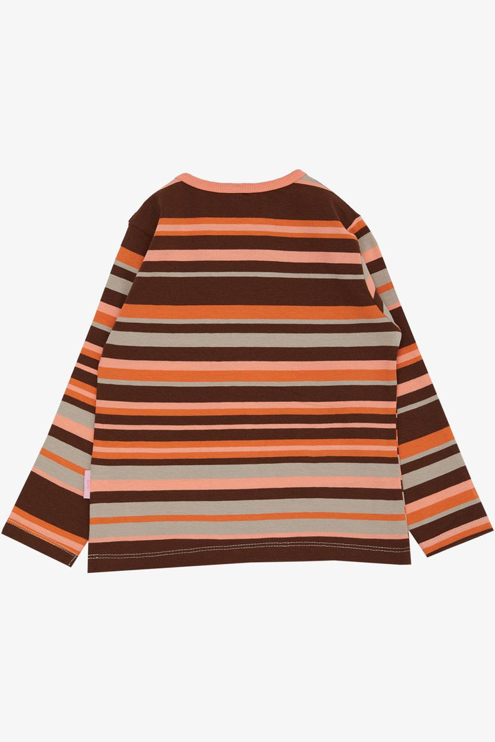 BRE Breeze Baby Girl Long Sleeve Striped T-Shirt Patch 9 Months-3 Years, Mixed Color - Christchurch