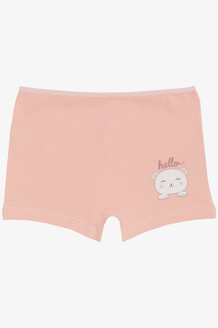 BRE Breeze Girl's Boxer Cute Bear Printed 51 Years, Pink - Alessandria