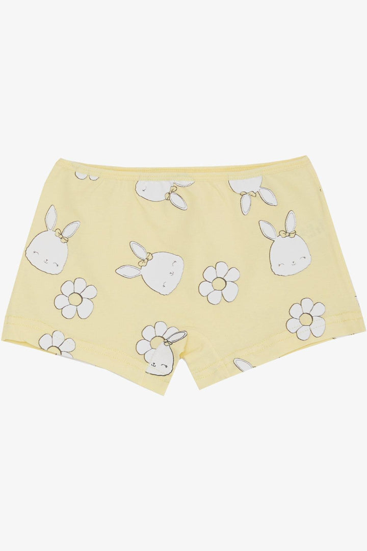 BRE Breeze Girl's Boxer Cute Bunny Patterned Floral 51 Years, Yellow - Ecatepec