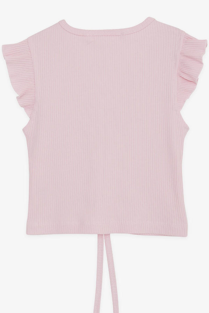 Bree Exe Girl Child Crop Top с ремнями рюшат 84 года, Pink - Pessac