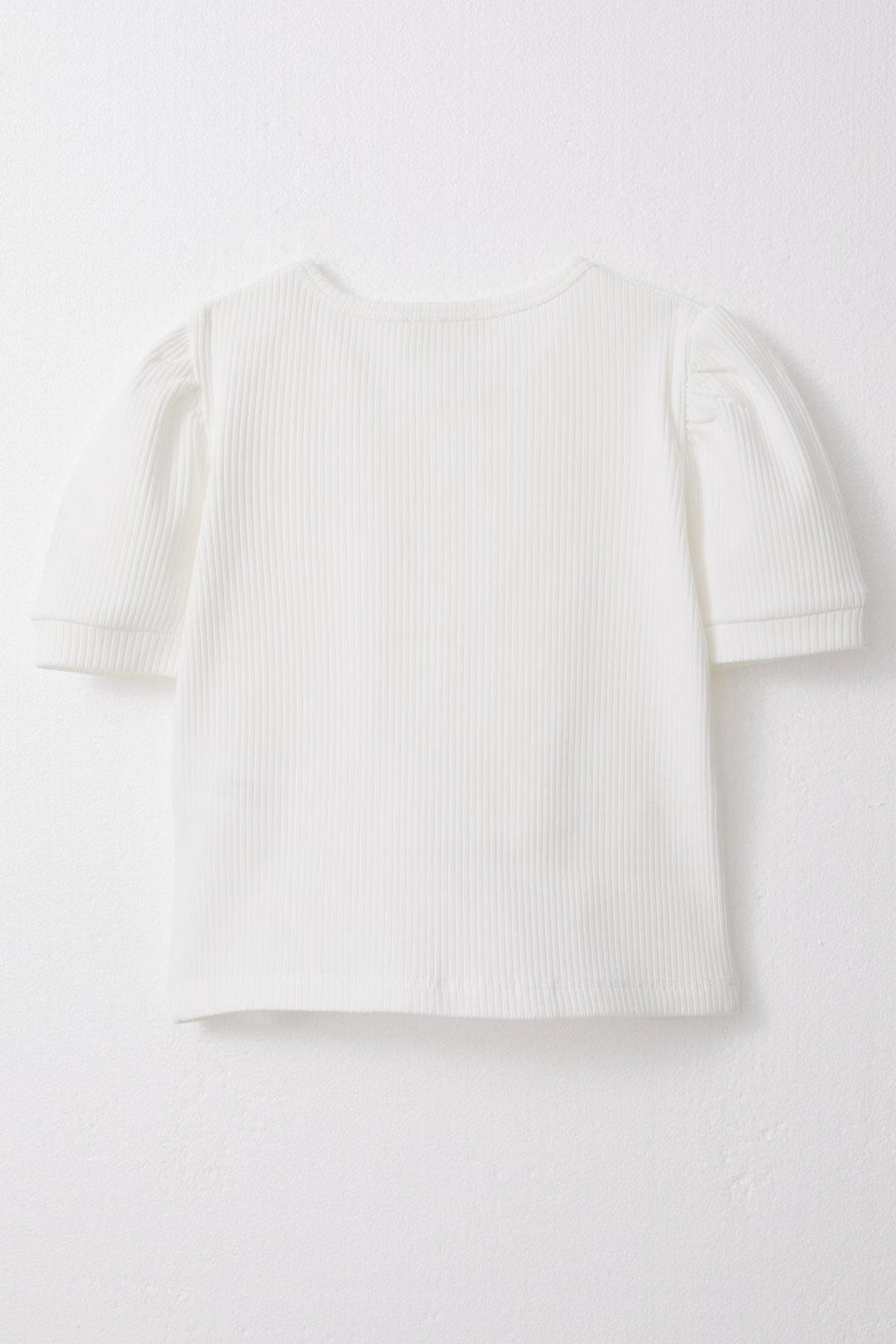 Bree Exe Girl Child Crop Top с деталями на вырез живота, 84 года, белый - Treviso