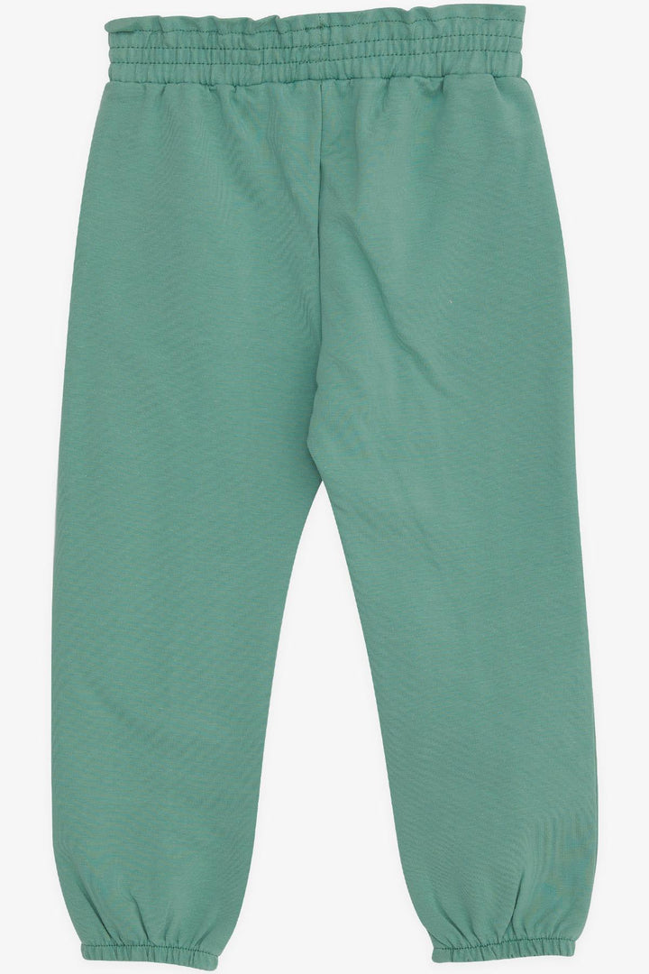 BRE Breeze Girl's Sweatpants with Elastic Waistband and Pockets, 1-4 Years, Mint Green. - Chandler