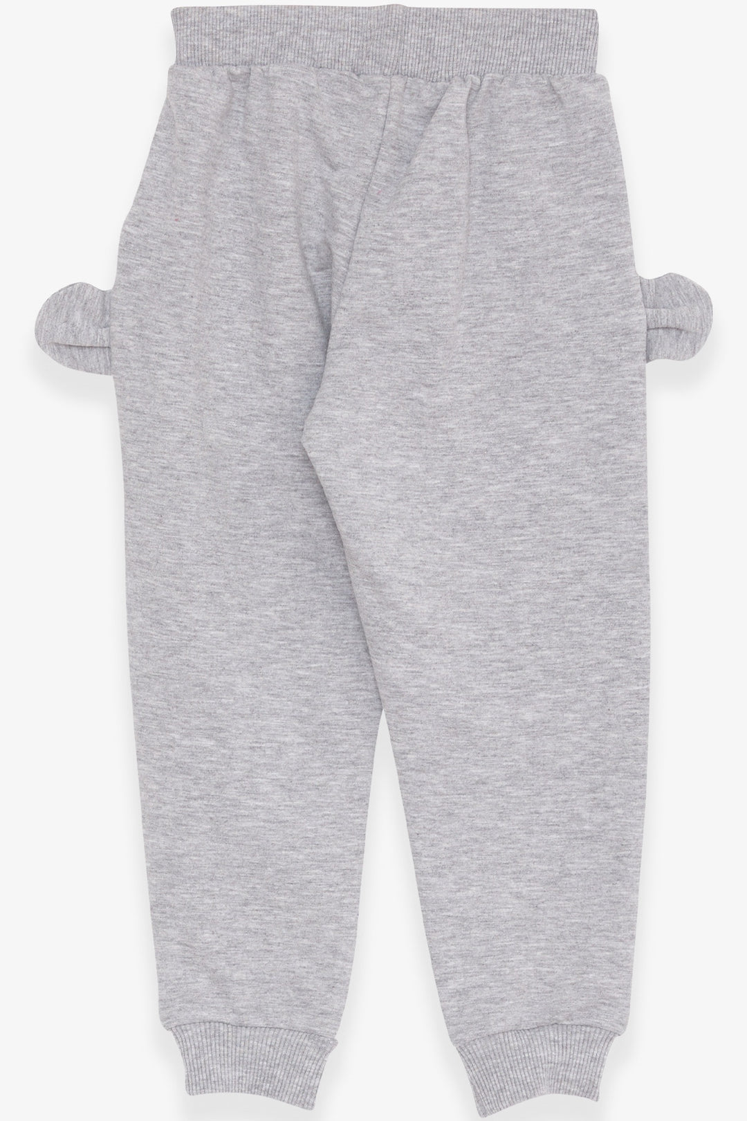 BRE Breeze Girl Child Sweatpants Bunny Embroidered 1-4 Years, Light Grey Melange - Pénjamo