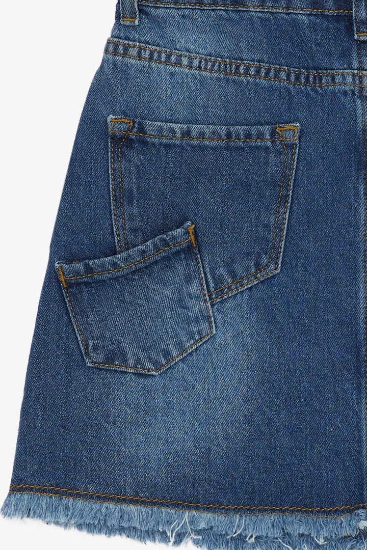 BRE Breeze Girl's Skirt Jeans with Pockets, 84 Years, Dark Blue - Hendon