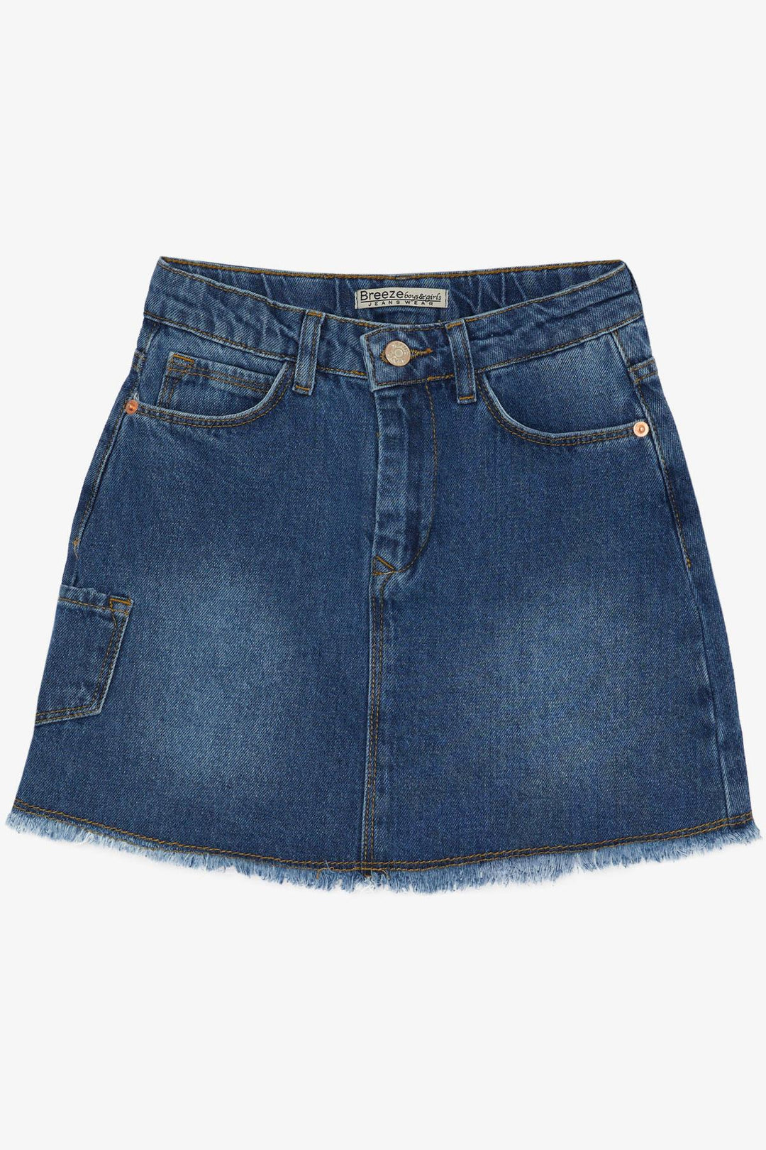 BRE Breeze Girl's Skirt Jeans with Pockets, 84 Years, Dark Blue - Hendon