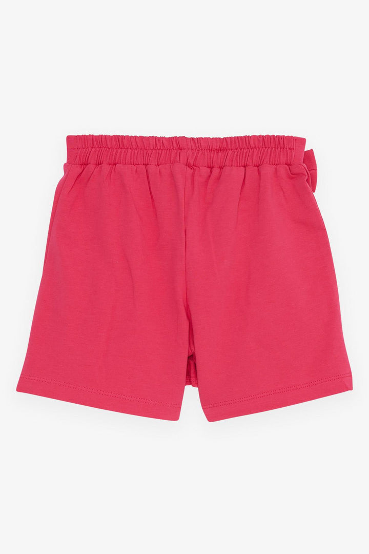 BRE Breeze Girl Child Skirt Shorts Ruffled Bow 60 Years, Fuchsia - Alessandria