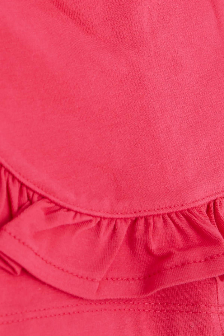 BRE Breeze Girl Child Skirt Shorts Ruffled Bow 60 Years, Fuchsia - Alessandria