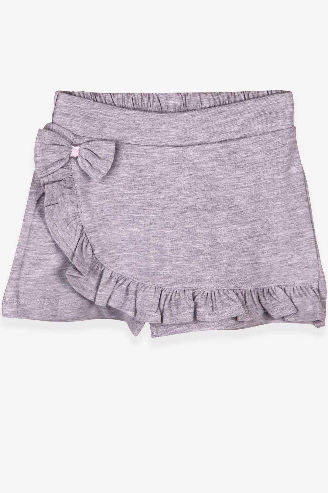 BRE Breeze Girl Child Skirt Shorts with Frills and Bow 1.5-5 Years, Grey - Salihorsk