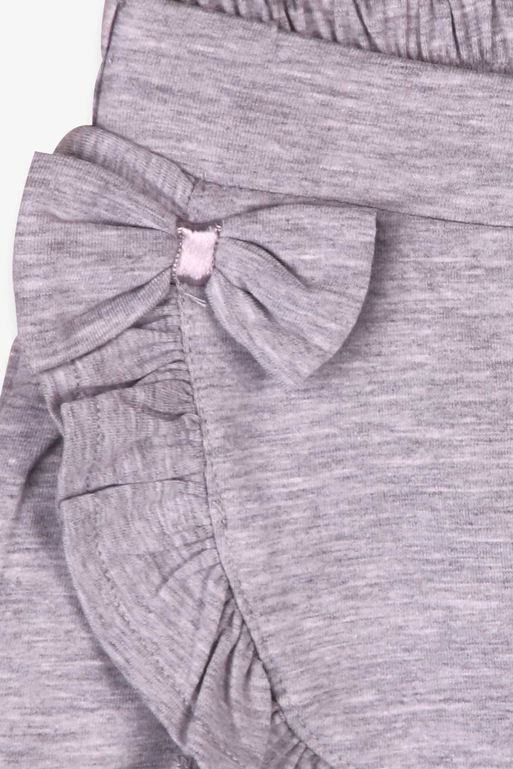 BRE Breeze Girl Child Skirt Shorts with Frills and Bow 1.5-5 Years, Grey - Salihorsk