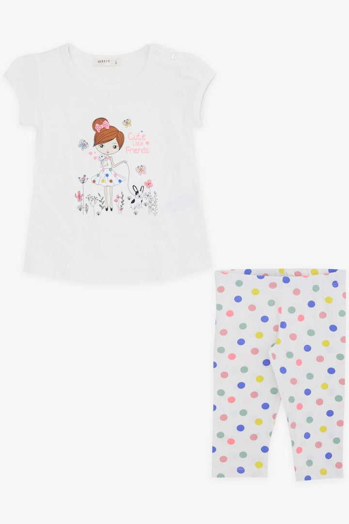 BRE Breeze Girl Child Capri طماق مجموعة لطيف الأصدقاء الصغار تحت عنوان 1.5-5 سنوات، إكرو - ساتون في أشفيلد