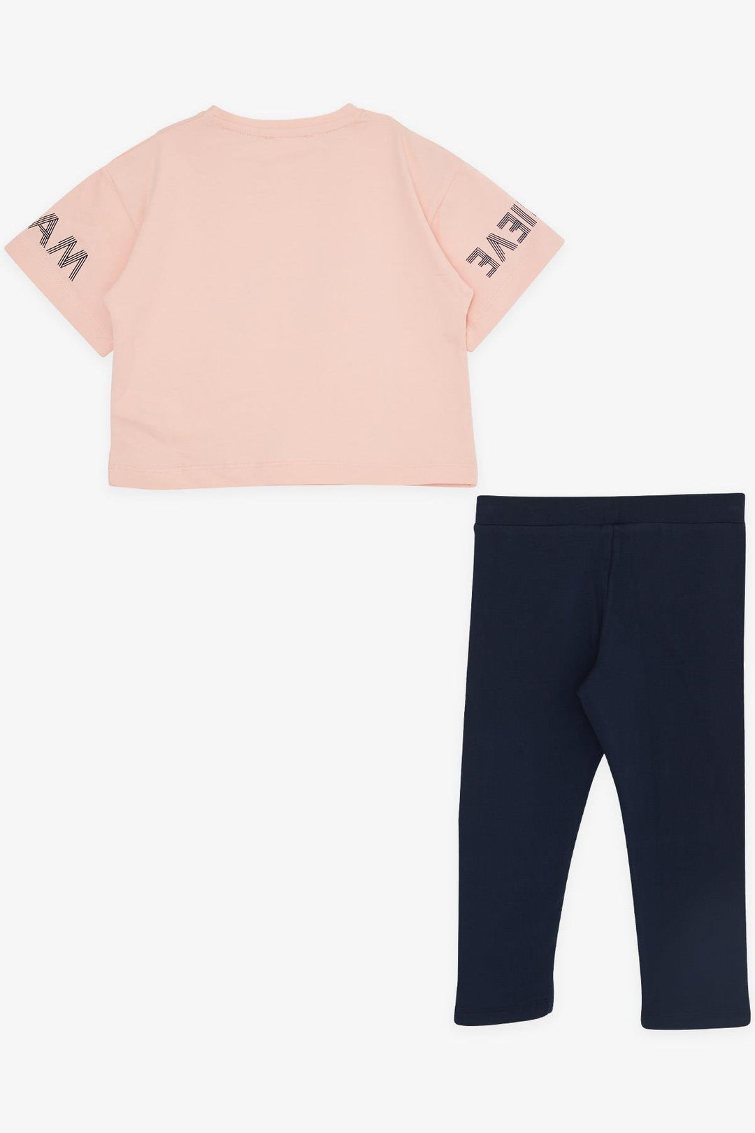 BRE Breeze Girl Child Capri Leggings مجموعة المحاصيل المطبوعة الصيف 82 سنة، سمك السلمون - Levallois-Perret