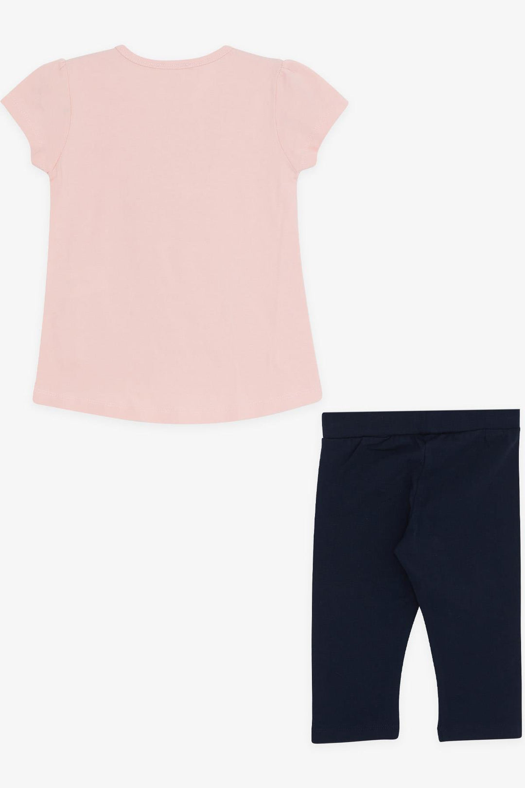 BRE Breeze Girl Capri Leggings Set مع طباعة يونيكورن 3-8 سنوات، سلمون - Juchitán de Zaragoza