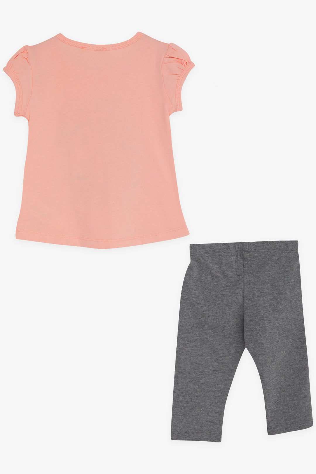 BRE Breeze Girl Child Capri Leggings Set يونيكورن 2-6 سنوات، سلمون - El Centro