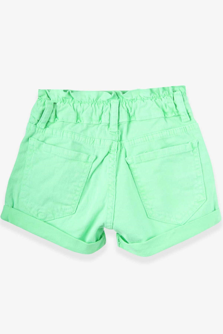 BRE Breeze Girl's Shorts with Ankle Bracelet, 84 Years, Neon Green - Marlboro