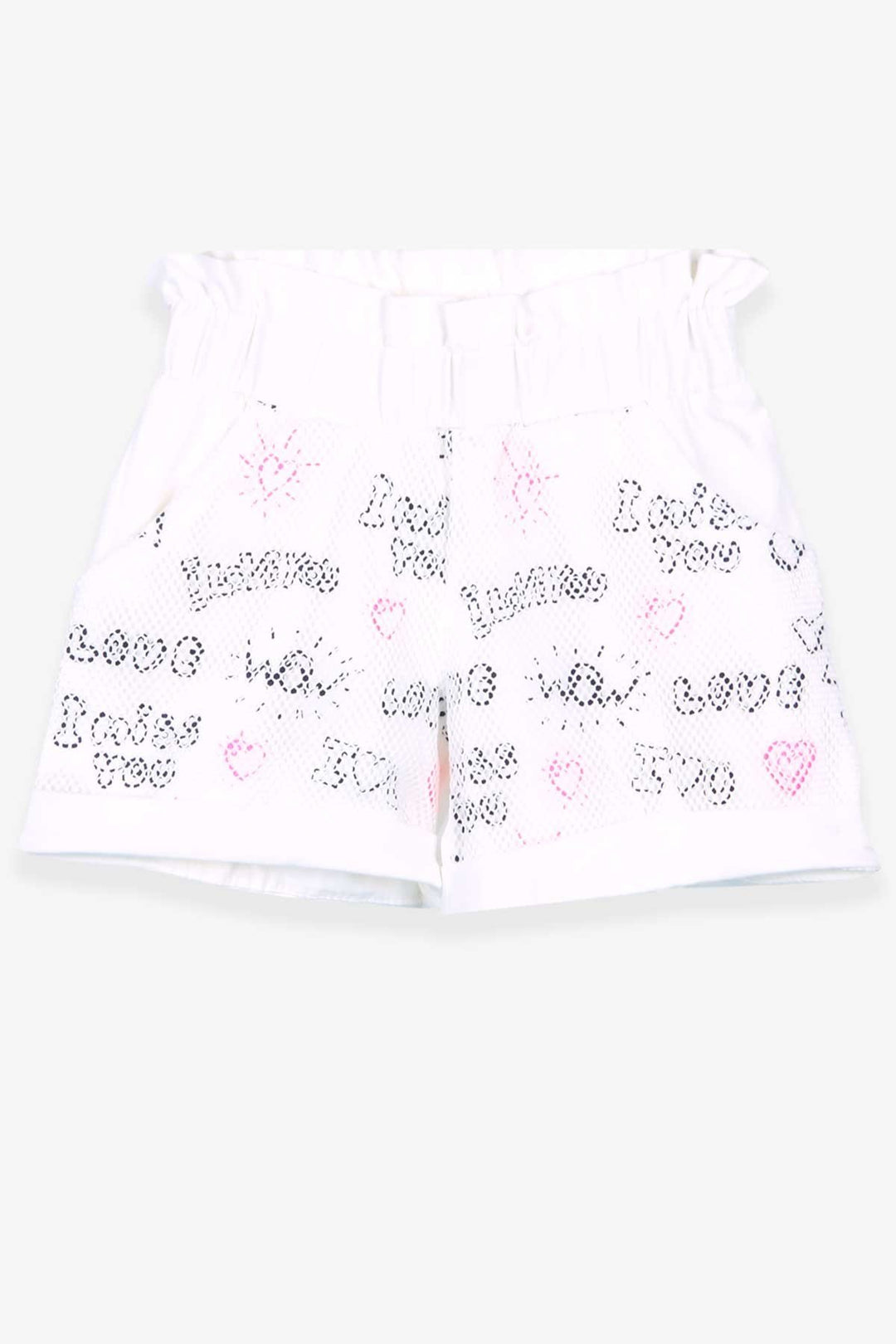 BRE Breeze Girl Shorts with Lace 84 Years, Ecru - Montrouge