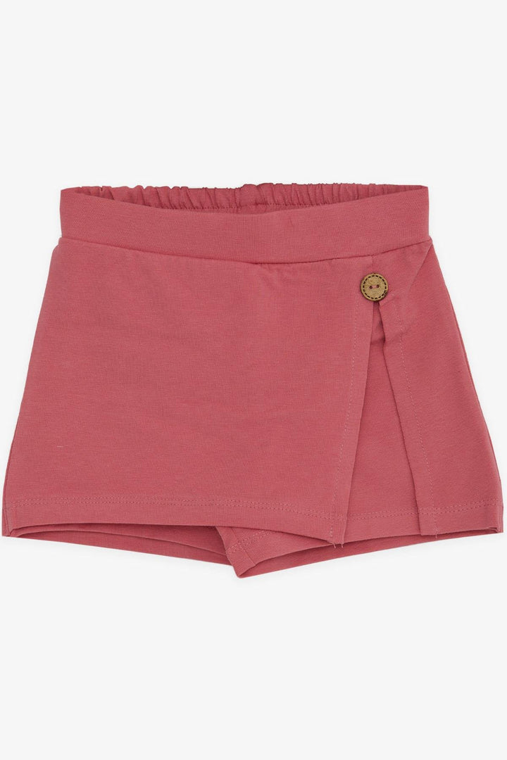 Bre Breeze Girl Child Shorts Кнопка с акцентом 3-7 лет, розовый розовый