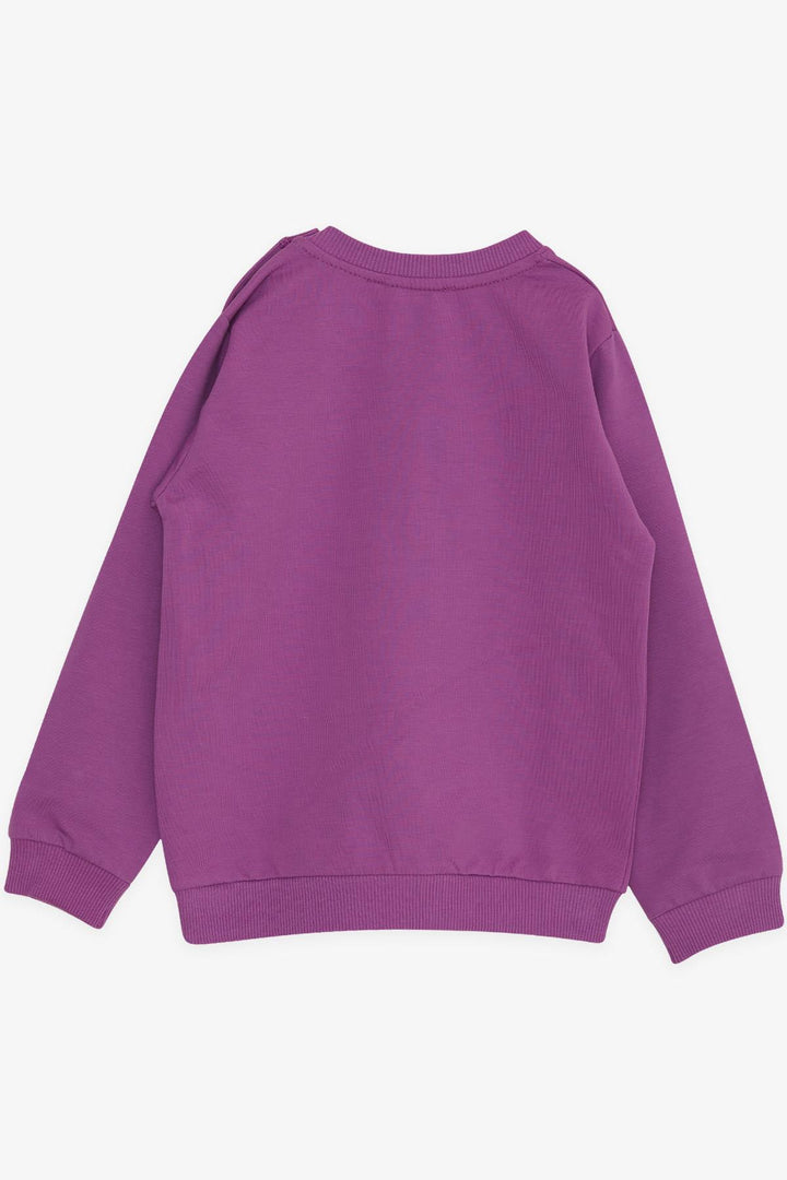 Bree Breeze Girl Child Sweathirt Pocket Flower Prints 1-4 года, Lilac - Святой Георгий