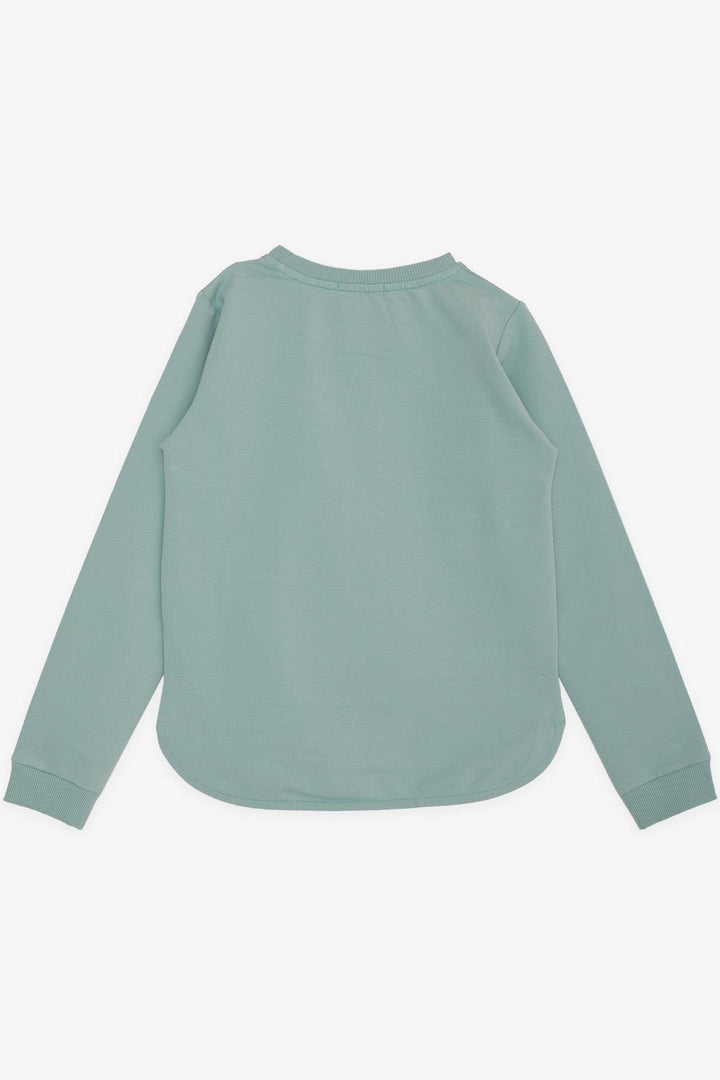 Bree Breeze Girl Child Sweatshirt Great Girl с цветом 94 года, Aqua Green - Texas City