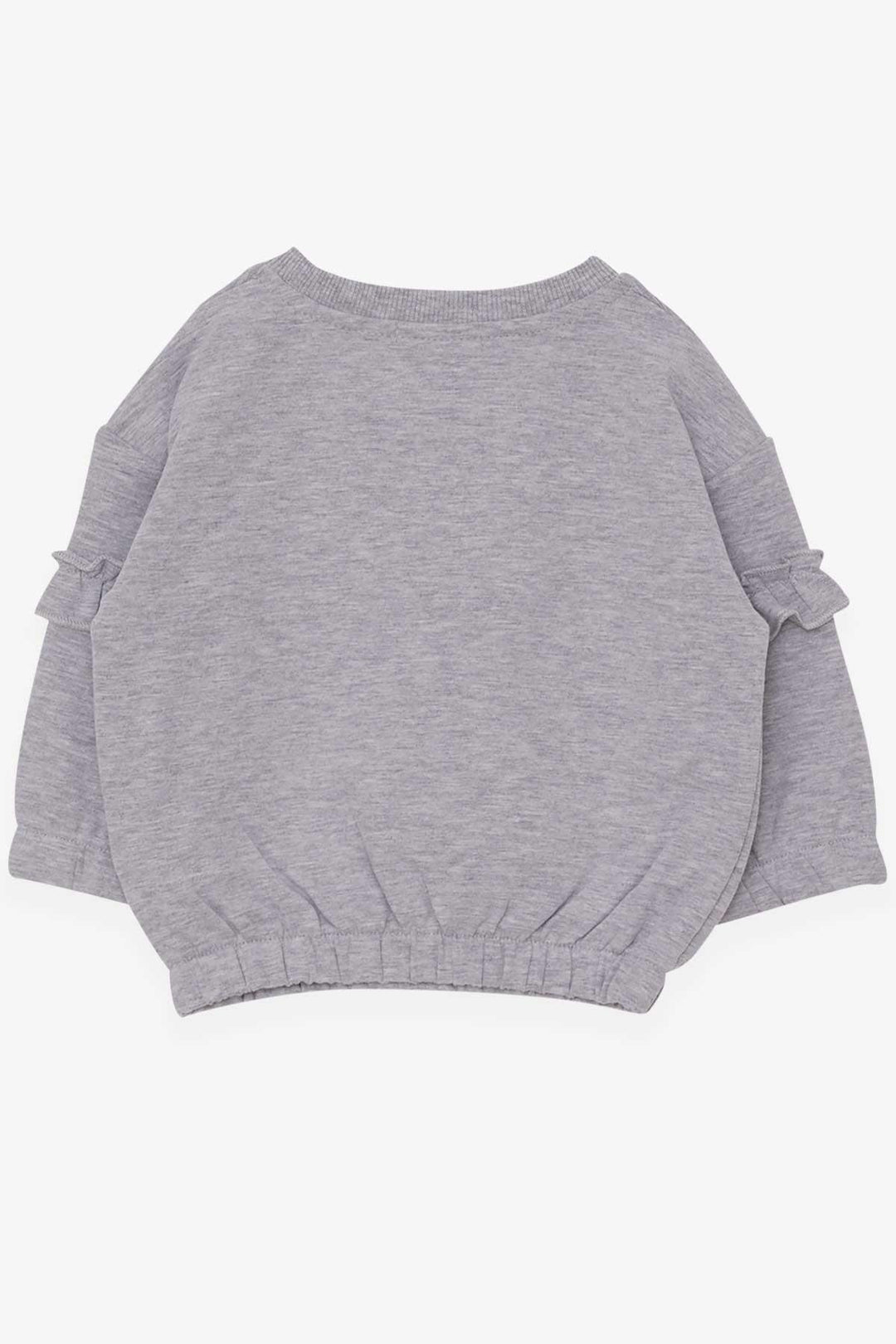 BRE Breeze Girl Child Sweatshirt School Themed 1-4 Years, Grey Melange - Jiutepec