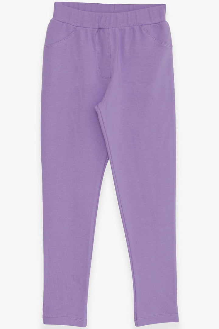 BRE Breeze Girl Leggings with Back Pockets, 84 Years, Lilac - Poitiers