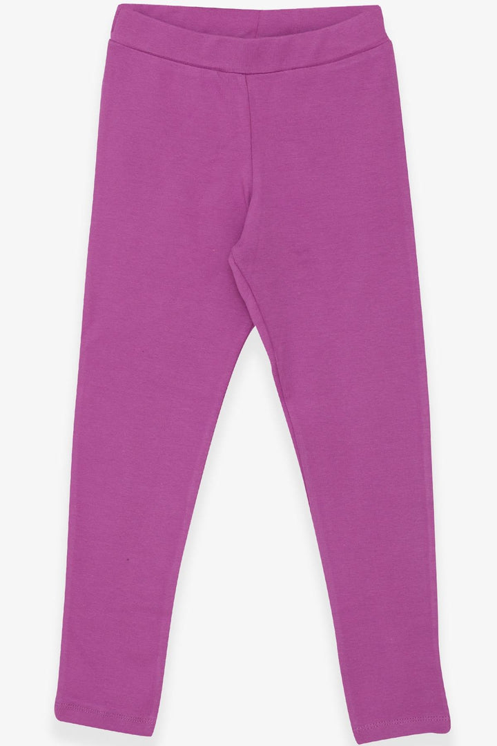 BRE Breeze Girl's Leggings Basic 84 Years, Purple - Round Lake Beach