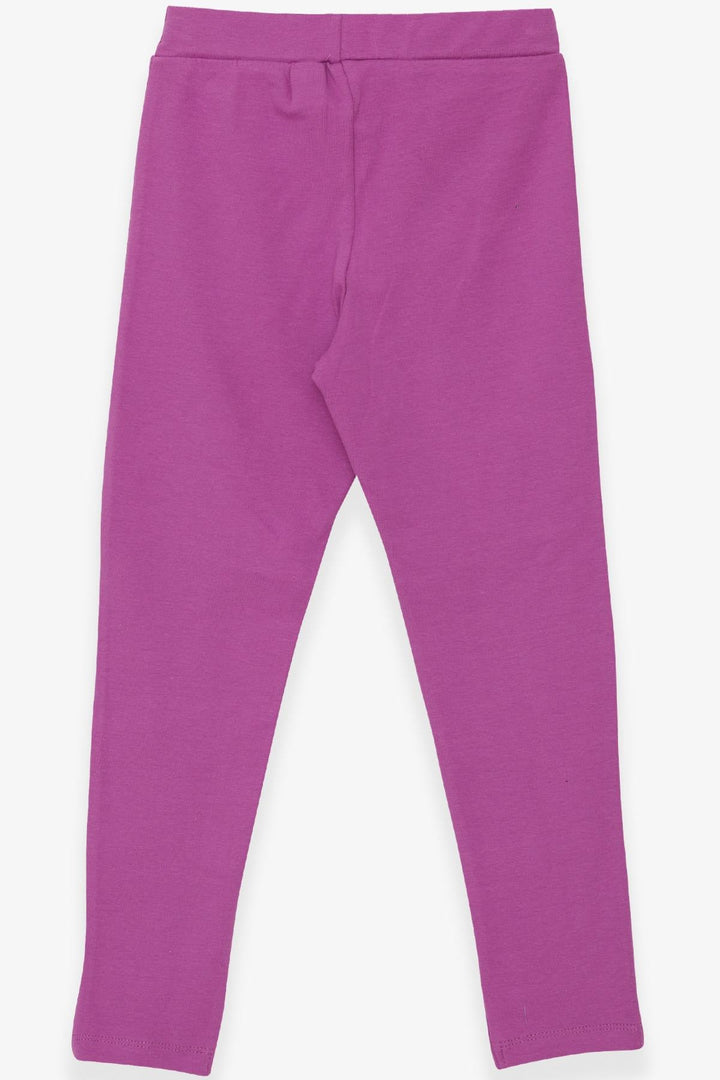 BRE Breeze Girl's Leggings Basic 84 Years, Purple - Round Lake Beach