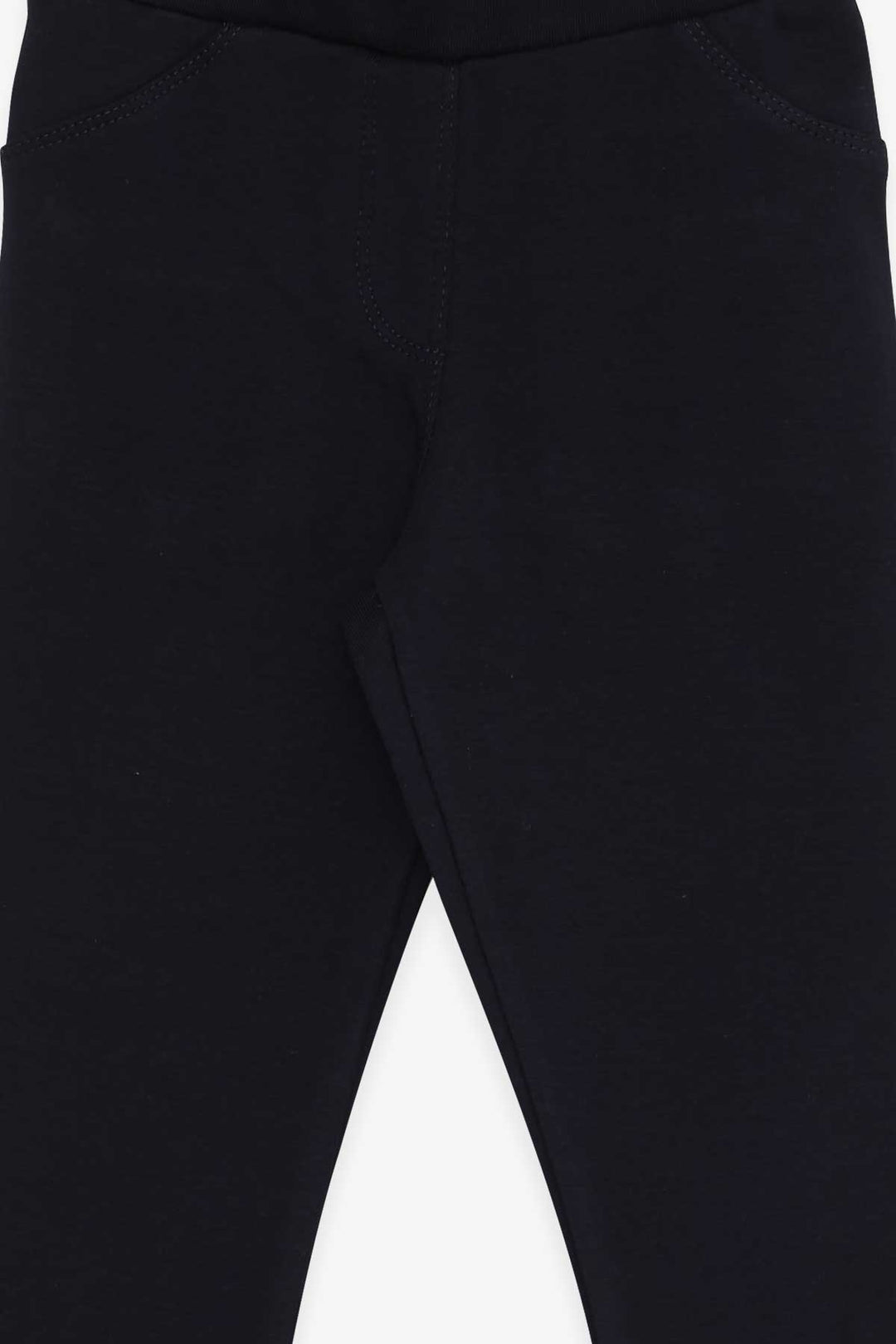 BRE Breeze Girl's Leggings Pants with Back Pockets, 2-6 Years, Navy Blue - Strongsville