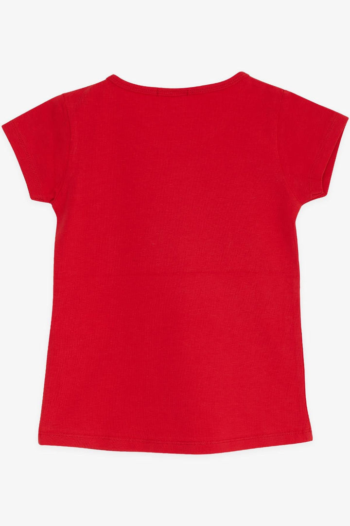 BRE Breeze Girls' T-Shirt with Turkish Flag, 44 Years, Red - Morley