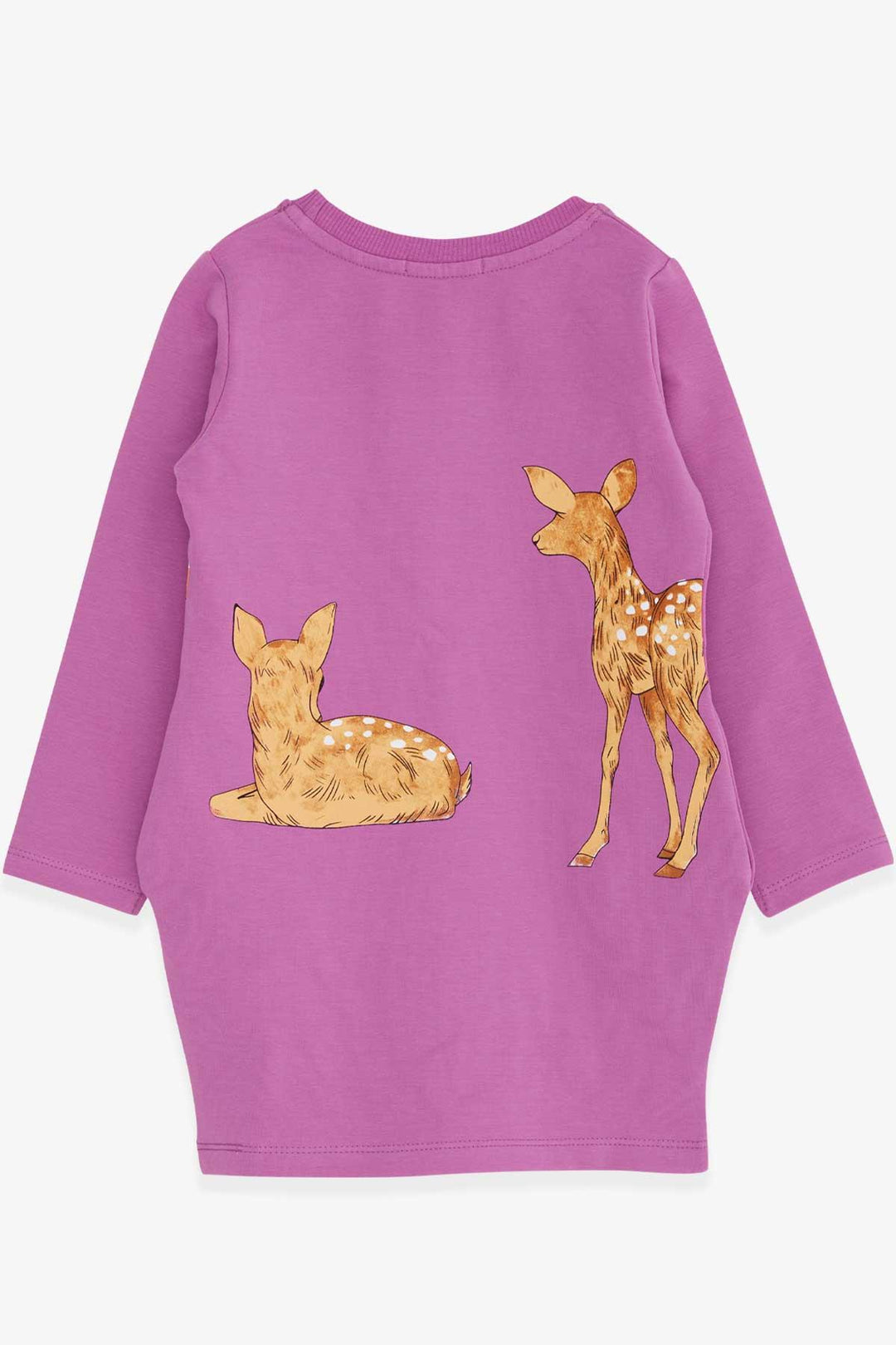 BRE Breeze Girl's Tunic with Fawn Print 1.5-5 Years, Lilac - Speyer