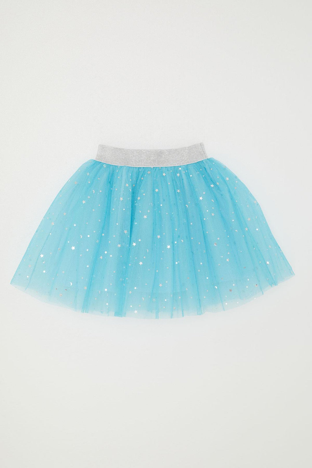 BRE Breeze Girl's Tutu Skirt with Moon & Star Pattern, 52 Years, Blue - Durango