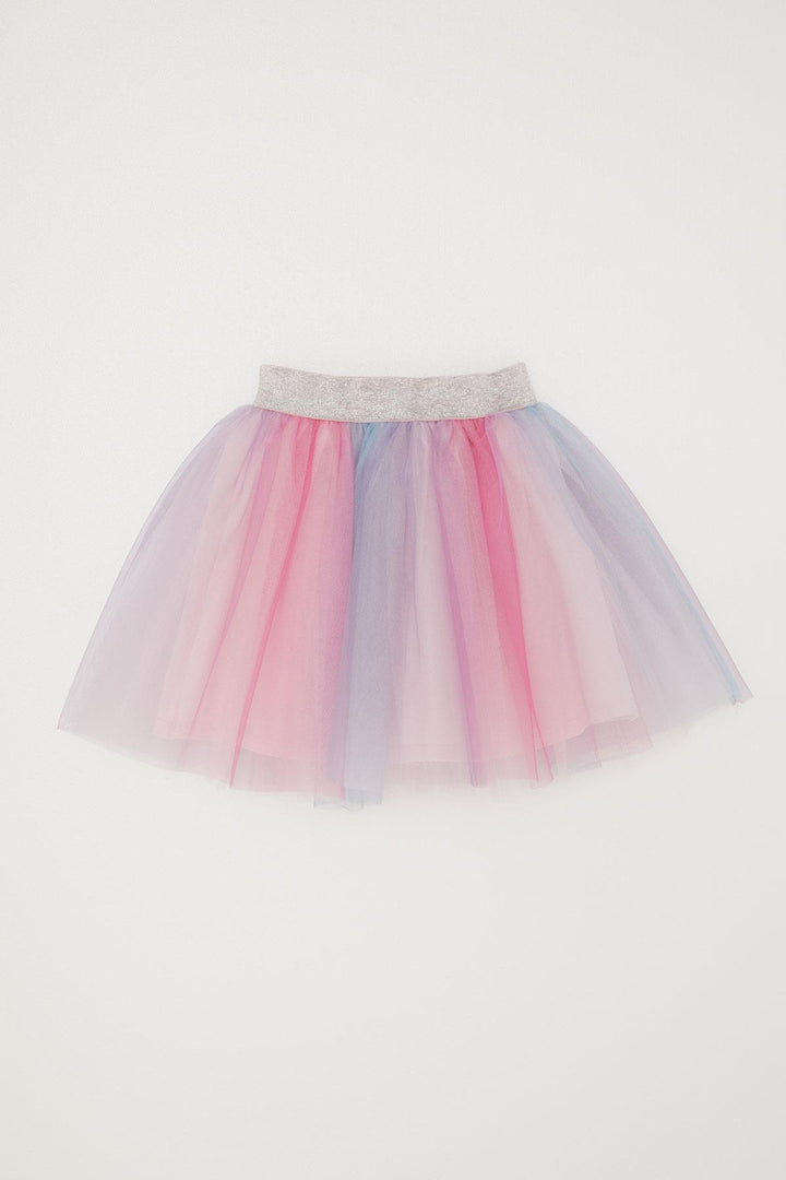 BRE Breeze Girl Child Tutu Skirt Colorful Tulle 52 Years, Mixed Color - Detroit