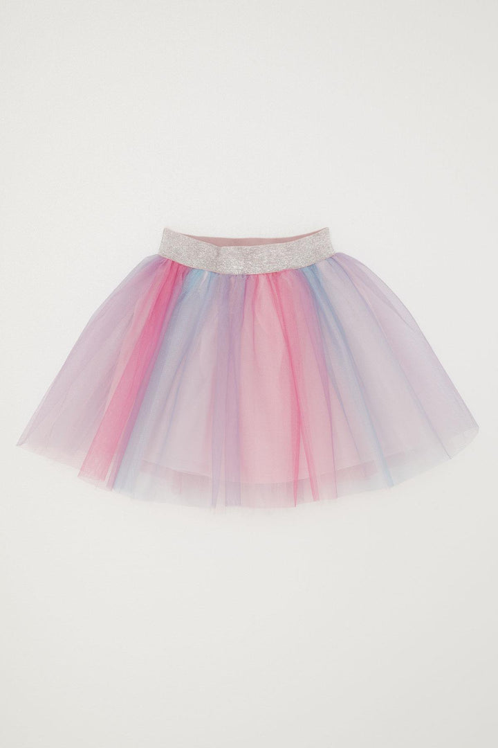 BRE Breeze Girl Child Tutu Skirt Colorful Tulle 52 Years, Mixed Color - Detroit