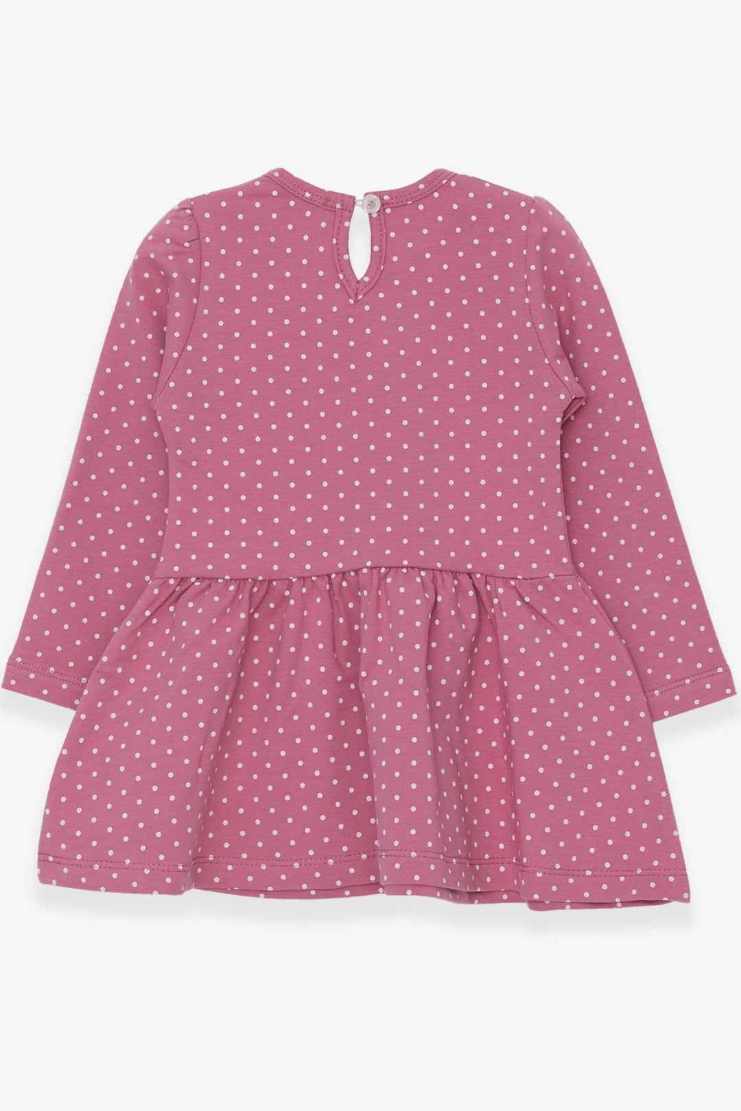 BRE Breeze Girl Child Long Sleeve Dress with Sequin Glasses Printed Girl 1-4 Years, Rose Pink - Bad Oeynhausen