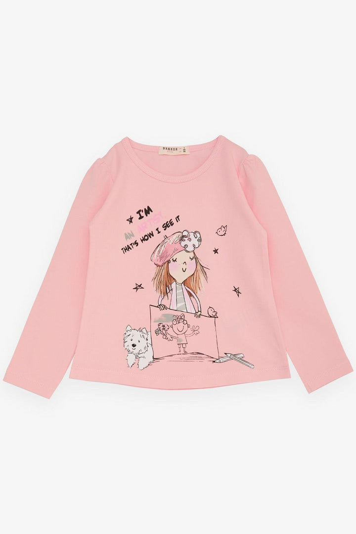 Bre Breeze Girl Child Fit Fut Fit Fit Fute Cake Affice Girl Printed 3-8 лет, Pink-Marano di Napoli