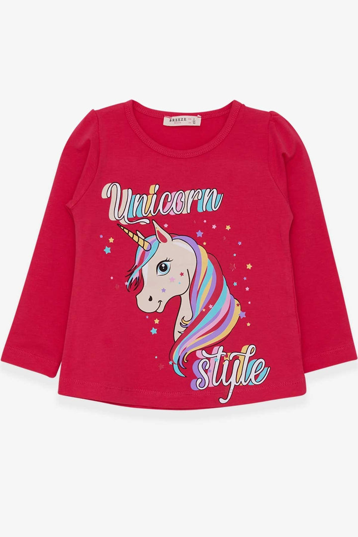 Bre Breeze Girl Child Fut Fut Fit unicorn 2-6 лет, Fuchsia-Bettendorf