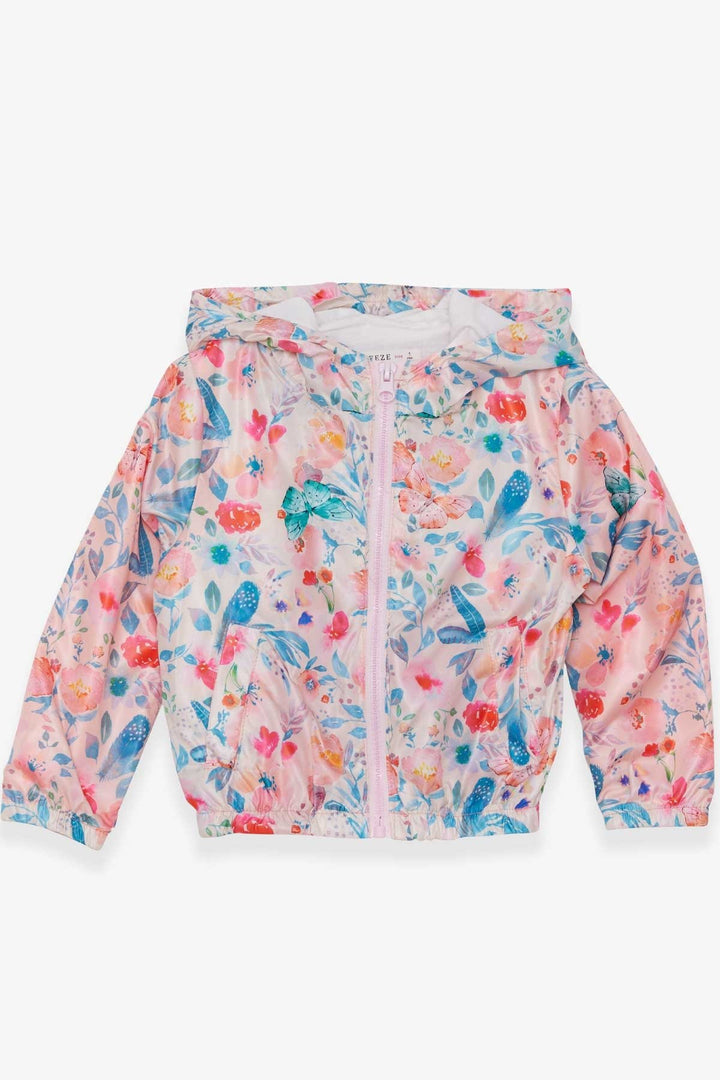 Bre Breeze Girl Child Raincoat Paint Painting Patchered 1-6 лет, порошок - чилон