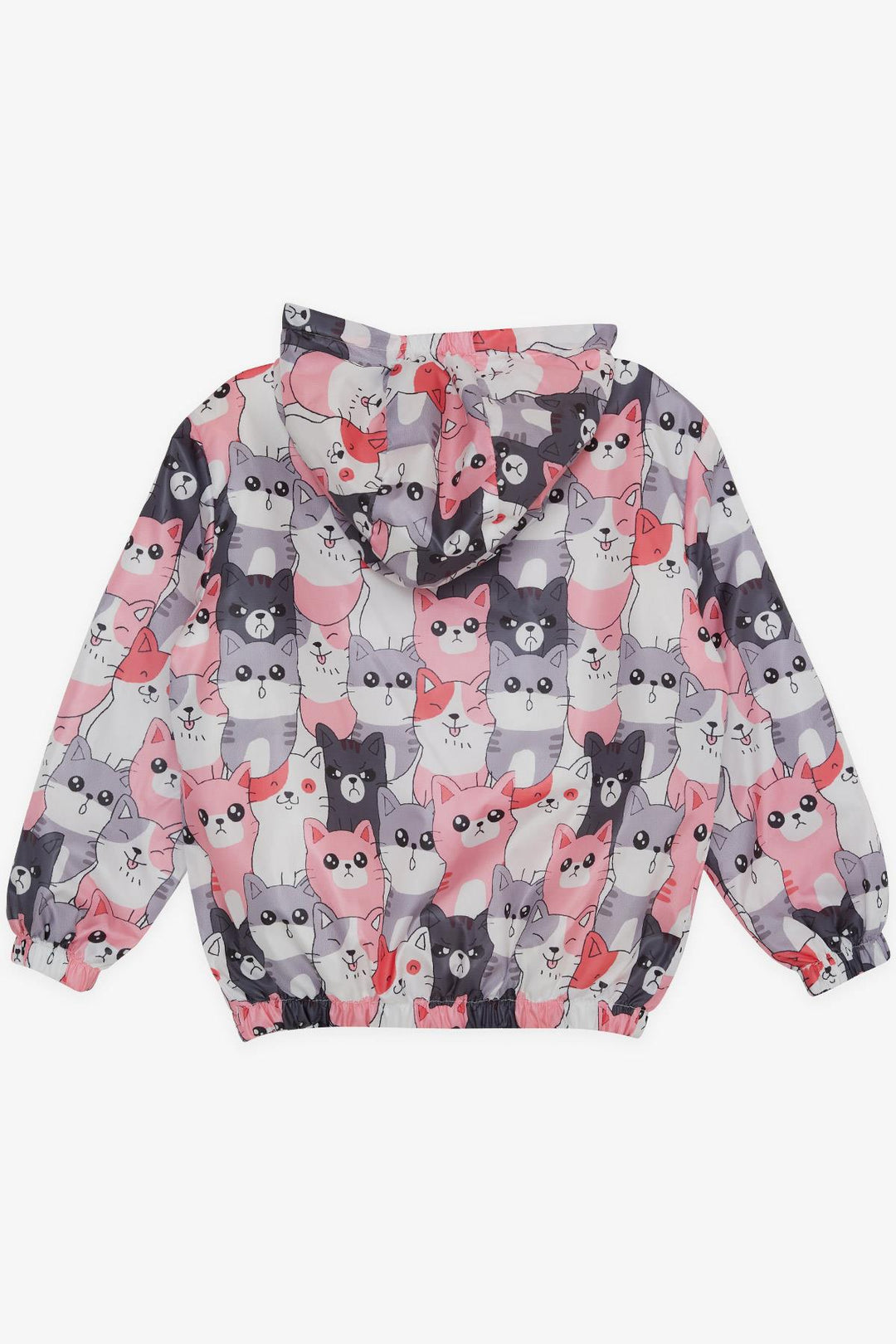 BRE Breeze Girl Child Raincoat Cute Kitty Patterned 1-5 Years, Mixed Color - Cranbourne