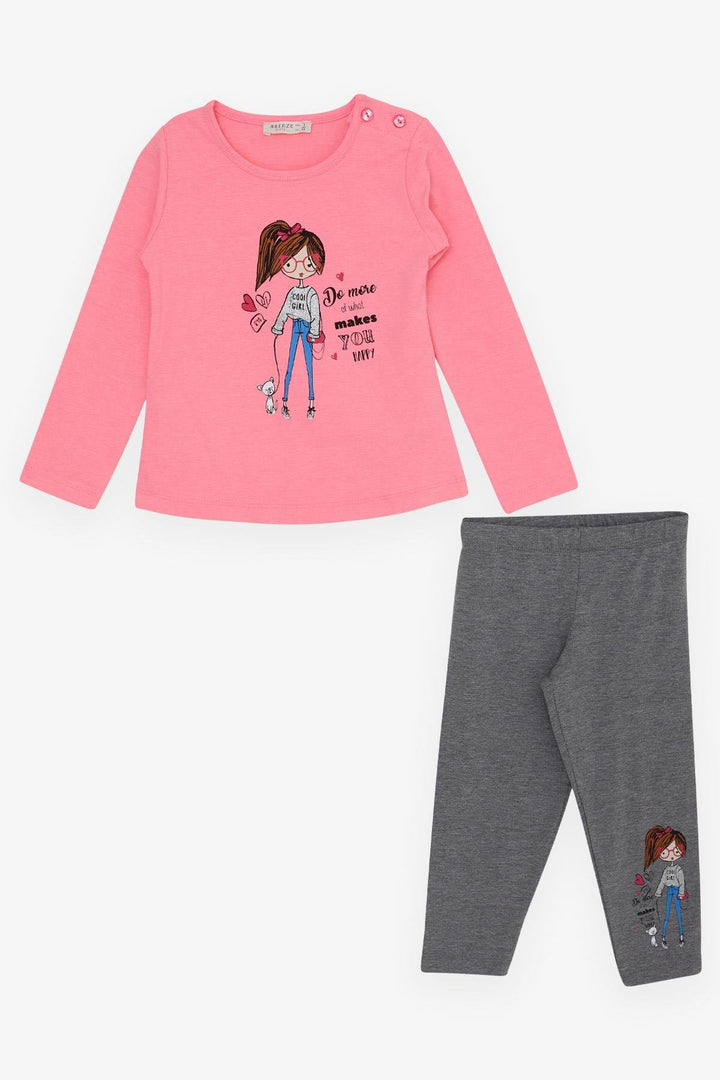 BRE Breeze Girl Child Set Friendship Themed Girl Themed 1.5-5 Years, Neon Pink - Schaffhausen