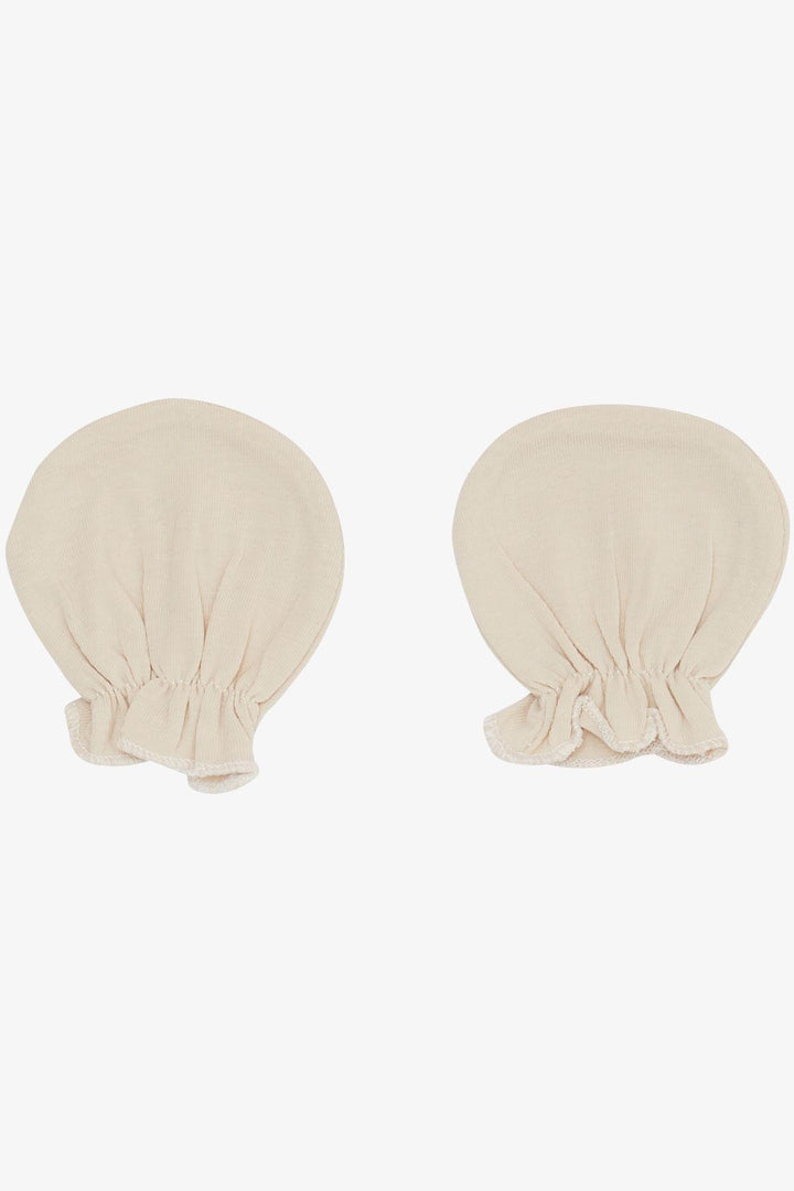 Bre Breeze Newborn Baby Mittens Basic Beige - Wildwood