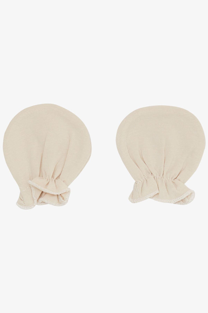 Bre Breeze Newborn Baby Mittens Basic Beige - Wildwood